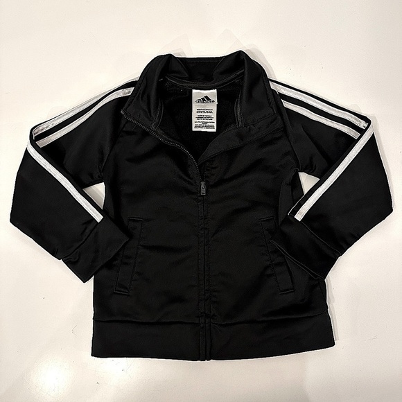 Adidas black toddler jacket - Picture 1 of 7